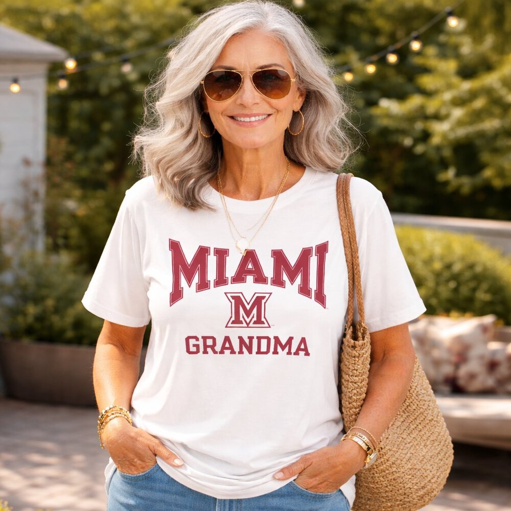 MIAMI UNIVERSITY “Miami Grandma” White T-shirt, XL